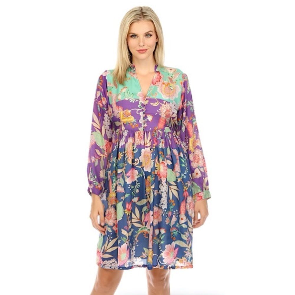 Johnny Was Vivienne Thula Silk Slip Dress